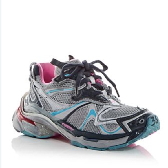 Balenciaga Shoes - Balenciaga Runner 2.0 sneakers gray pink blue - 7